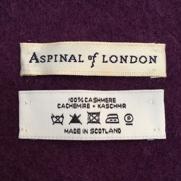 Aspinal of London Pure Cashmere Scarf - Picture 2 of 2